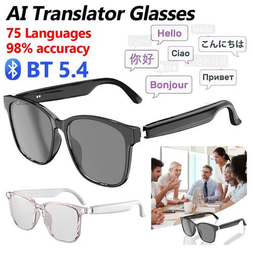 Smart Glasses AI Intelligent Translation Wireless Bluetooth