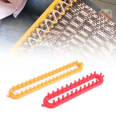 Durable Plastic Weaving Loom Knitting Kit Rectangle