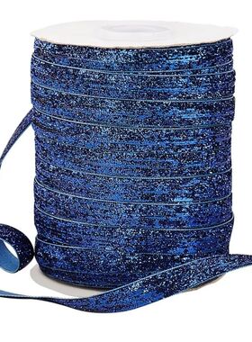 50 Yards Metallic Glitter Ribbon 3/8