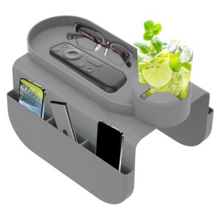 Silicone Armrest Slip with Sofa Anti Holder Cup Couch Tray