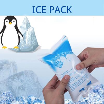 1PC Reusable Ice Pack Water Injection Gel Dry Cooler Bag