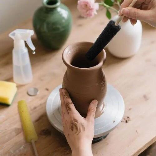 1/2PCS Pottery Pull Blank Tool Water Absorbing Sponge Stick