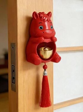 Door Chime Bell Decorative Horse Shape Magnetic Doorbells