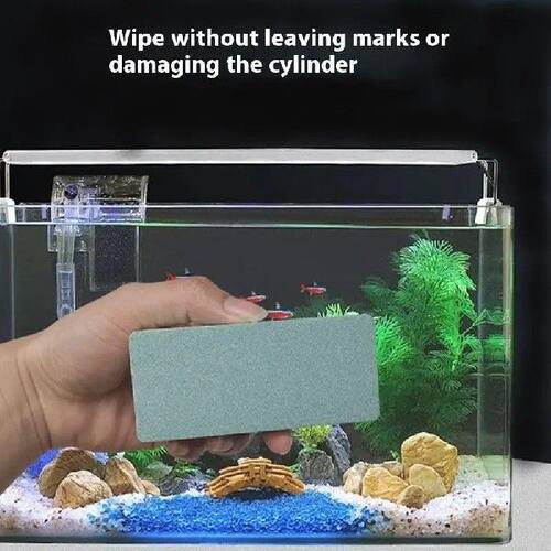 (PLUM)Fish Tank Wipe Water Marks Scale Cleaning Household