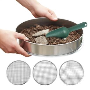 With Rock Garden Sifter ScreensStainless Steel Mesh Soil