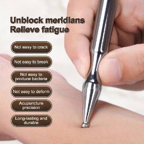 Acupuncture Pen Facial Reflexology Tools Stainless Steel
