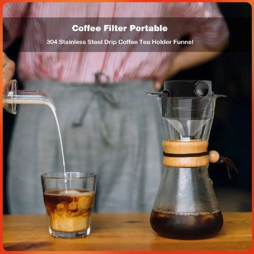 Foldable Portable Coffee Filter Drip Coffee Tea Holder