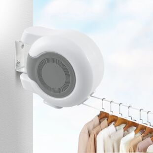 Wall Double Mounted Outdoor Shrinkable Line Clothesline