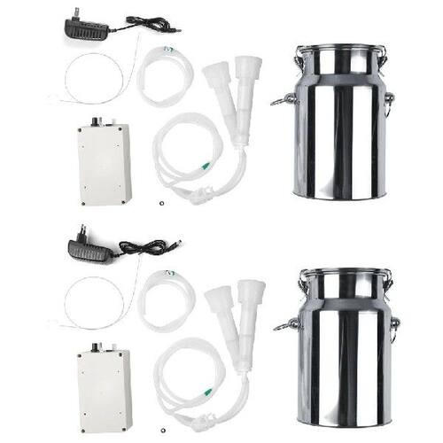 7L Household Electric Goat Cow Milking Machine with Vacuum