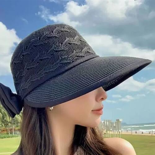 Straw Braided Mesh Open Top Hat Women Korean Style Summer