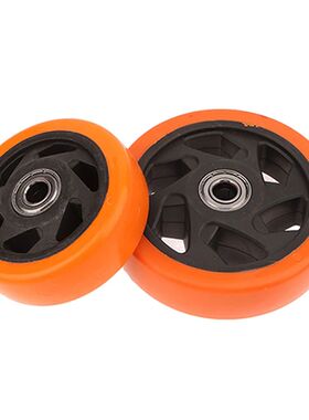 Hot Sale Orange+black PVC Caster Wheel Double Bearings High