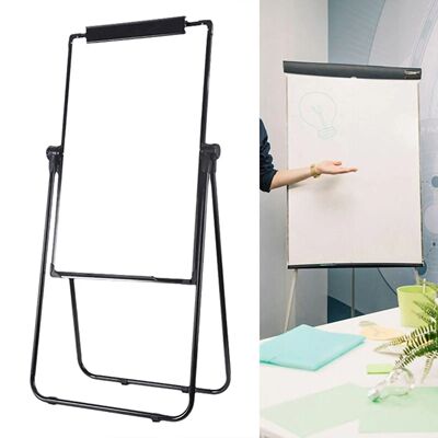 Foldable Stand White Board 60x90cm Easel for Adults