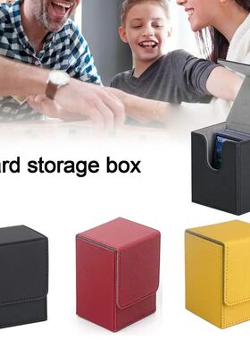 Game MTG Trading Card Holder PU Deck Box Board Card Deck