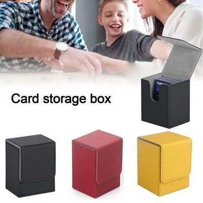 Game MTG Trading Card Holder PU Deck Box Board Card Deck