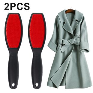 Lint Brush Clothes 2Pcs Fur sided Garment Removal Double