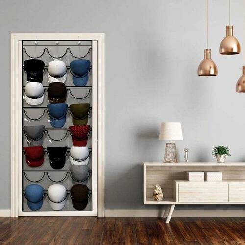 Hat Organizer Racks for Baseball Caps Visible Hat Holder 24