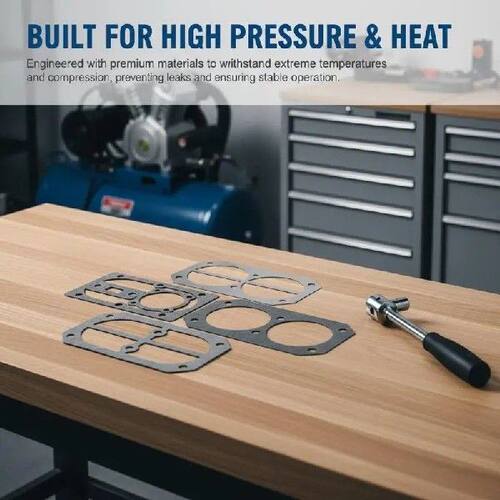 Air Compressor Gaskets Washers Set Durable Leakproof Easy