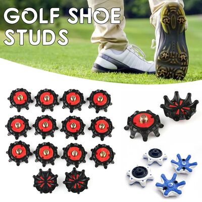 14pcs/Set Golf Cleats Anti-Slip Spikes For Golfs Shoes