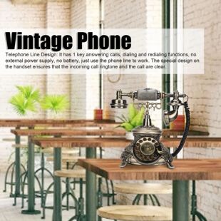 Vintage Rotary Telephone Retro Landline Telephones for Home
