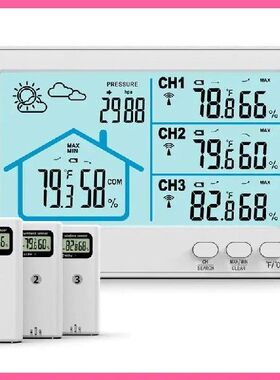 HOT-Rainproof Forecast Sensor Temperature Humidity Meter