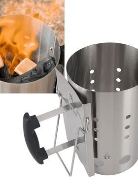 Chimney Starter Stainless Steel Portable Efficient Charcoal