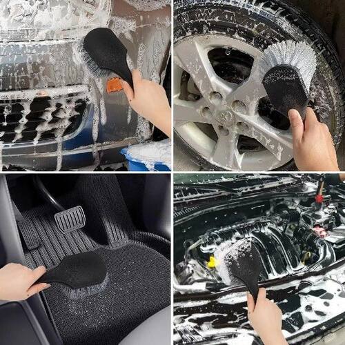 Car Wheel Hub Washing Brush Anti Slip Handle Car Tire Wheel