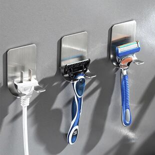 Storage Holder Razor Rack Bathroom Shaving Hook Wall