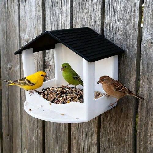 Outdoor Bird Feeder House Weatherproof Wild Bird Feeder for