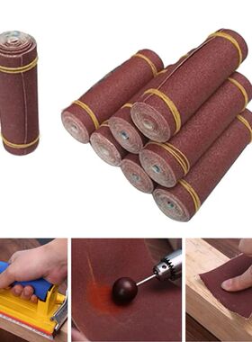 1Roll 1M 80-600 Grit Emery Cloth Roll Polishing Sandpaper