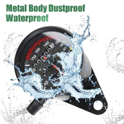 For Cafe Racer Motorbike Motorcycle Speedometer Odometer