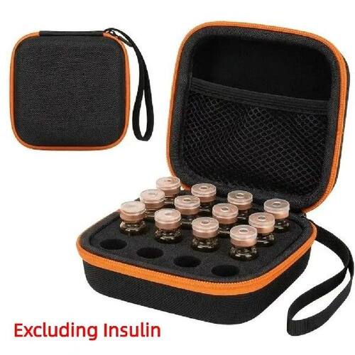 3ML Insulin Vial Storage Case Waterproof 16 Slots Insulin