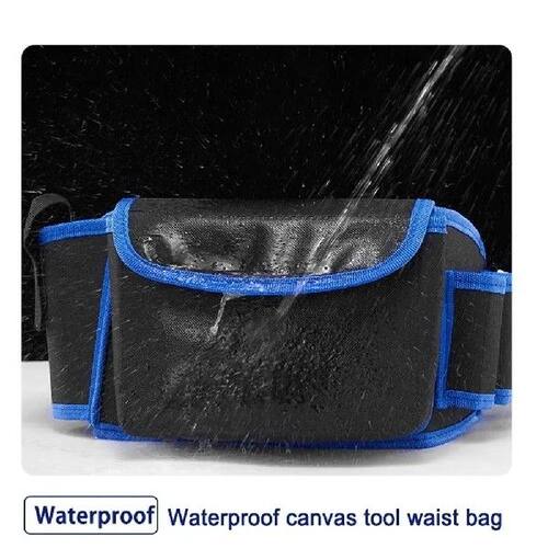 Wear-resistant Tool Waist Bag Multilayer Storage Waterproof