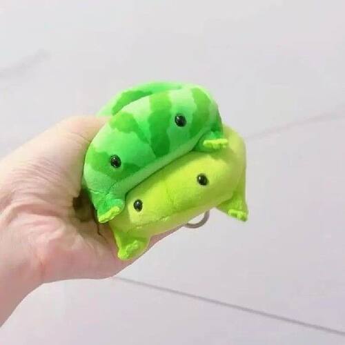 1/2Pcs Decompress Animals Fluffy Frog  Cartoon