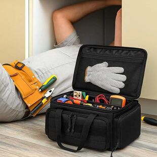 Polyester Tool Storage Bag Multiple Compartments Organized