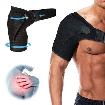 Adjustable Shoulder Brace for Rotator Cuff Support – Fits