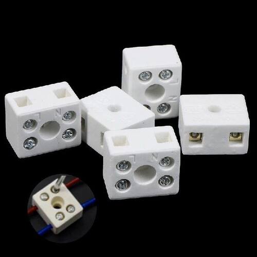 5PCS /Lot 2 Postion 5 Hole Ceramic Wiring Terminal B