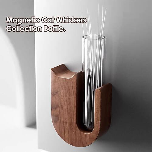 Cat Whisker Holder Refrigerator Magnet Sticker Pet Hair