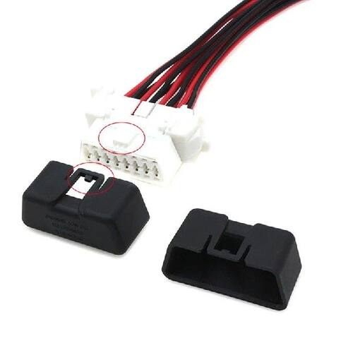 2pcs Car Truck OBD Interface OBD Dust Cover 16pin Plug