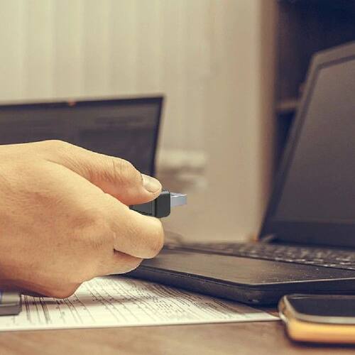 USB Fingerprint Key Reader FIDO U2F Biometric Mini Security