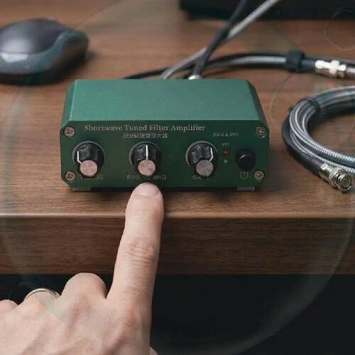 Shortwave Tuned Filter Amplifier with 0-30dB Adjustable