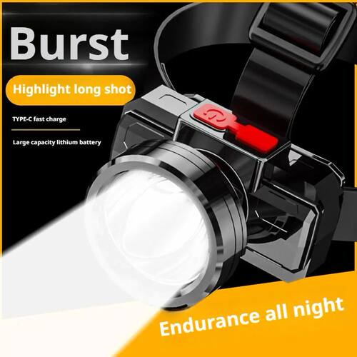 LED Strong Light Five Headed Outdoor Waterproof Fishing