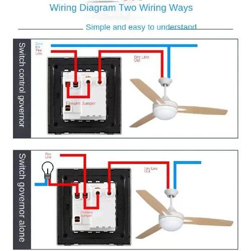Concealed Installation Fan Switch Overload Protection