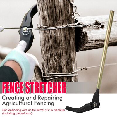 Fence Wire Tensioner Tool Garden Wire Tightener for Barbed