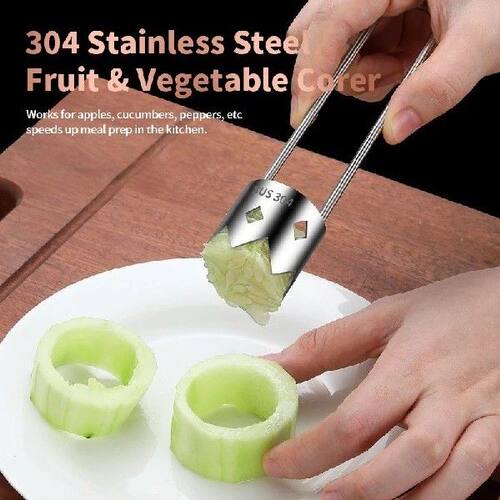 304 Stainless Steel Fruit & Vegetable Corer,