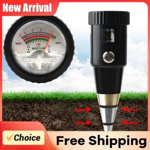 Soil Moisture PH Meter Metal Sensor Probe PH Tester