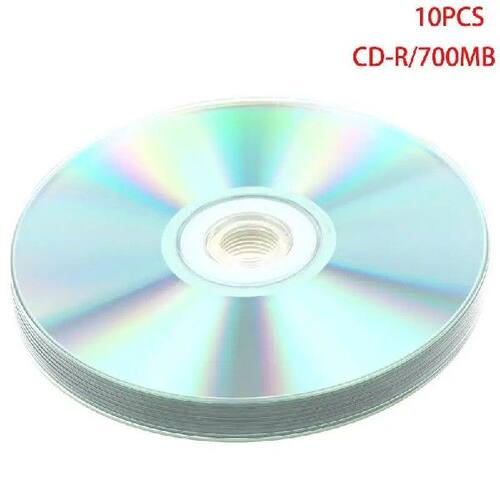 10Pcs 3724/3725 -R Blank Discs Recordable Compact Disc