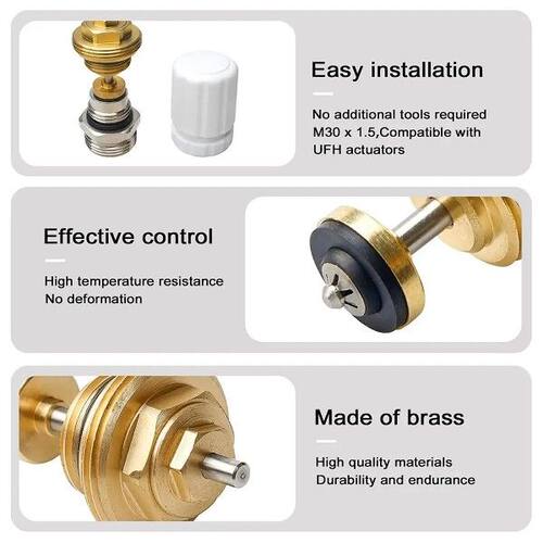 Industrial Tools 4Pcs Underfloor Heating Manifolds M30 X