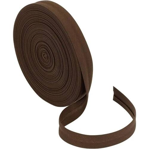 21Yards Brown Bias Binding Tape 5/8 Inch Polyester Cotton