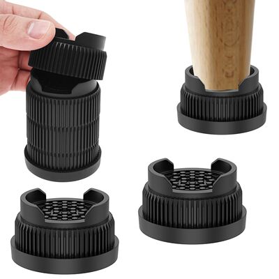 12/16 Pcs Furniture Risers Rubber Base Bed Heightening Foot