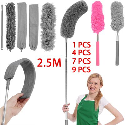 Long Handle Microfiber Duster Extendable Feather Duster